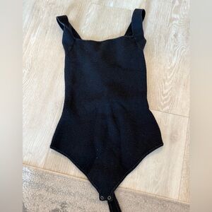 Abercrombie & Fitch Black Crossback Bodysuit